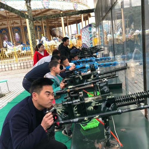 振兴乡村特色旅游重点游乐气炮项目河南枪林弹雨射击气炮设备厂家